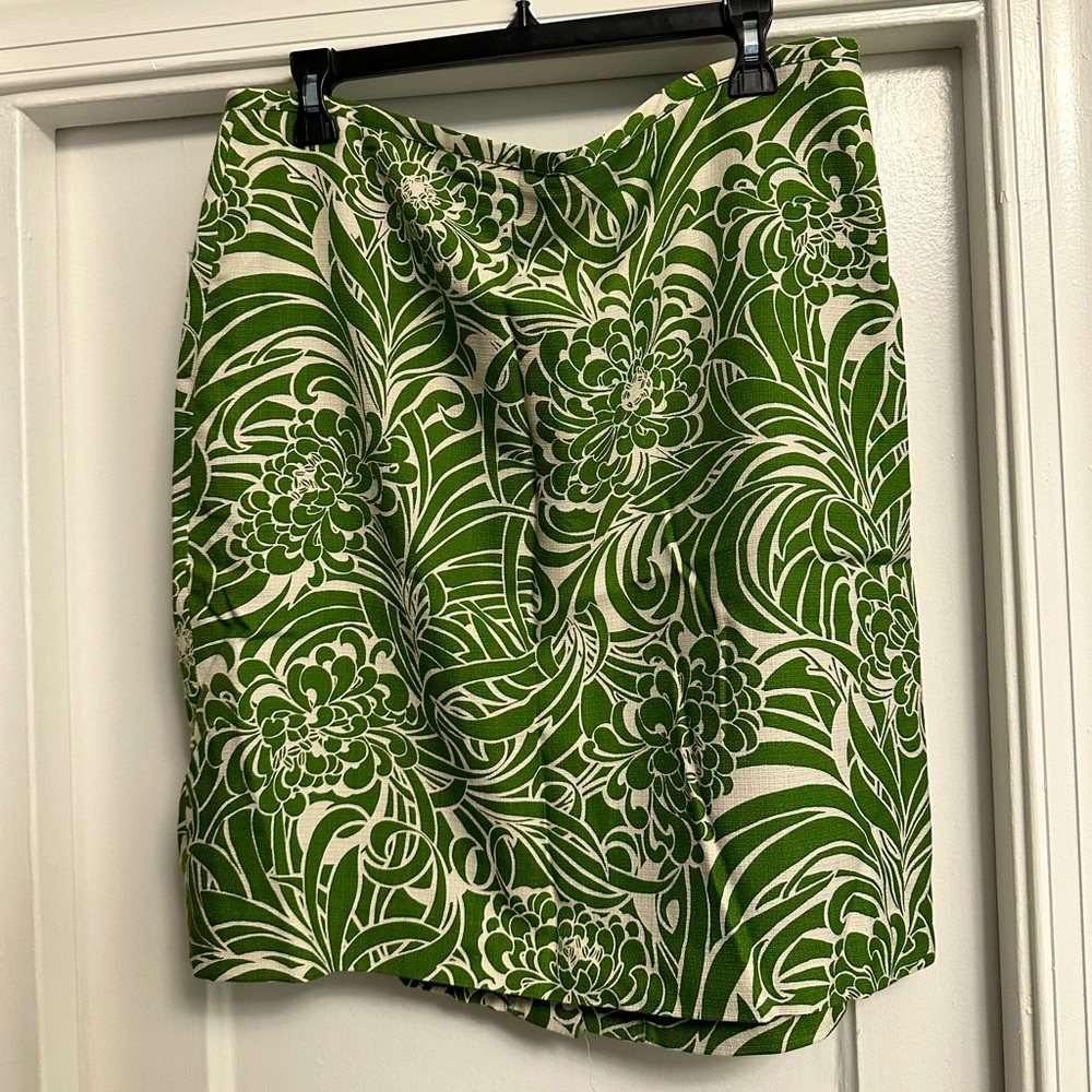Ann Taylor Loft Pattern Pencil Skirt